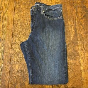 Eddie Bauer Men's Flannel-Lined Jeans Straight Fit- SZ 36x34